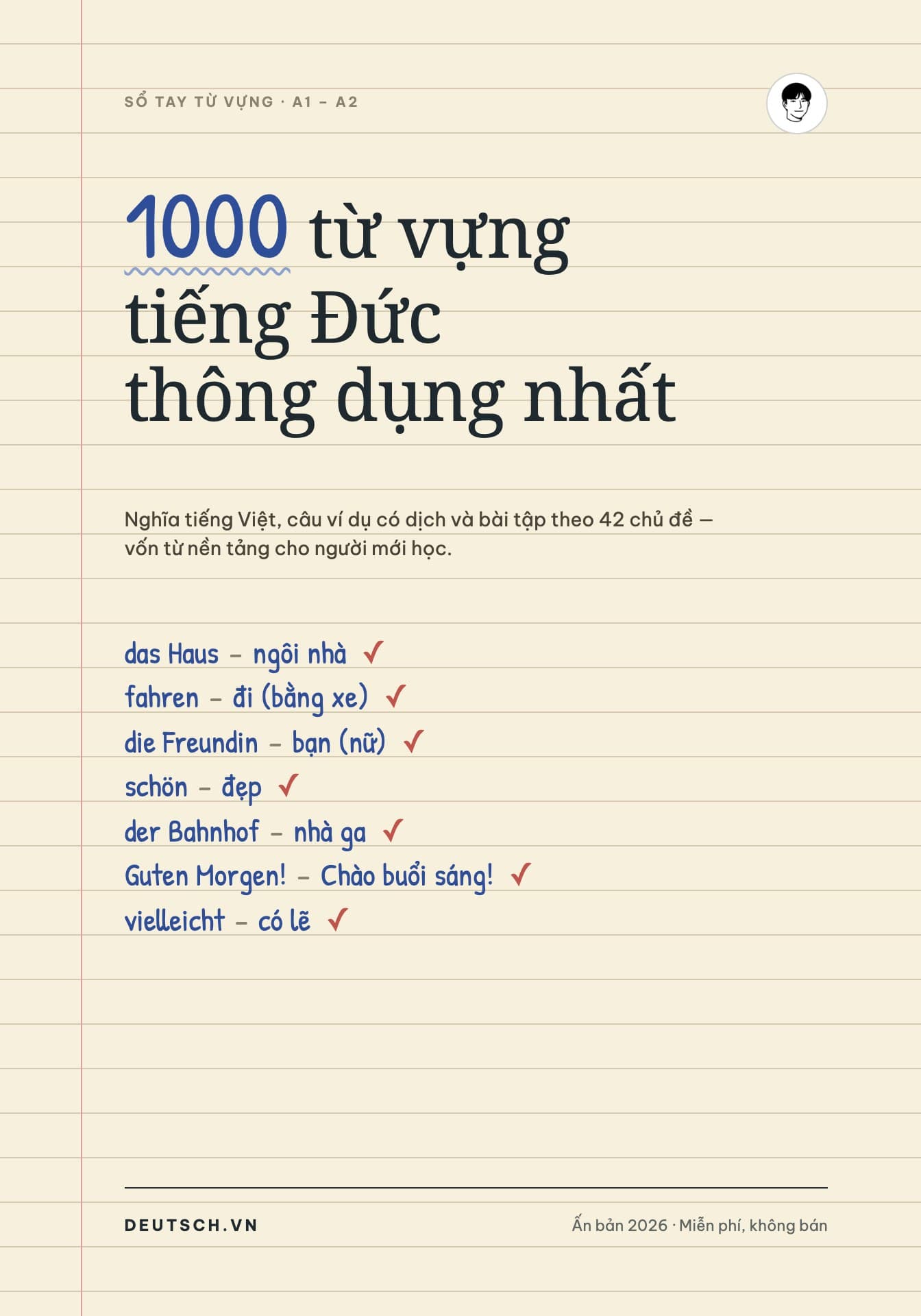 1000 từ vựng tiếng Đức thông dụng nhất